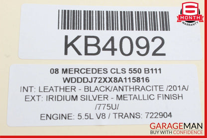 06-11 Mercedes W219 CLS500 Front Left Driver Door Control Module Unit OEM