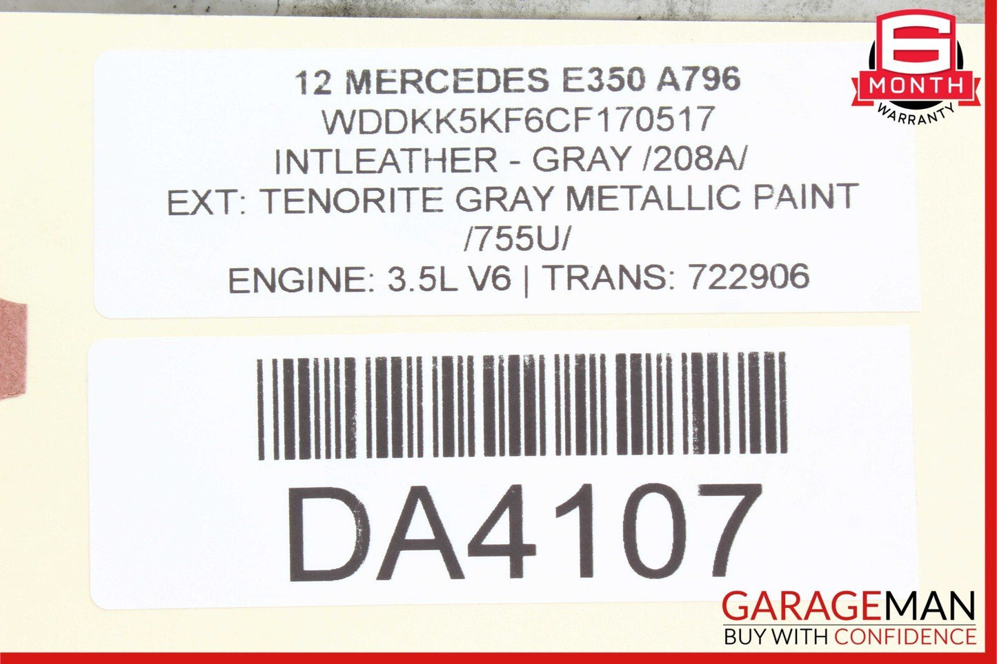 08-14 Mercedes W212 E350 C350 GLK350 Engine Motor Cooling Radiator 2045000403