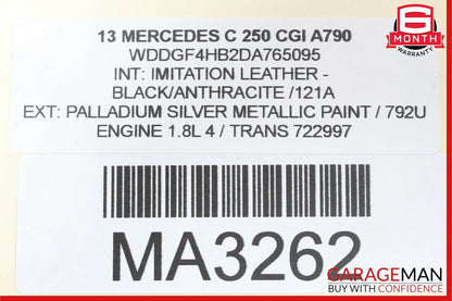 12-15 Mercedes W204 C250 SLK250 GLK350 ABS Anti Lock Pump Brake Module OEM