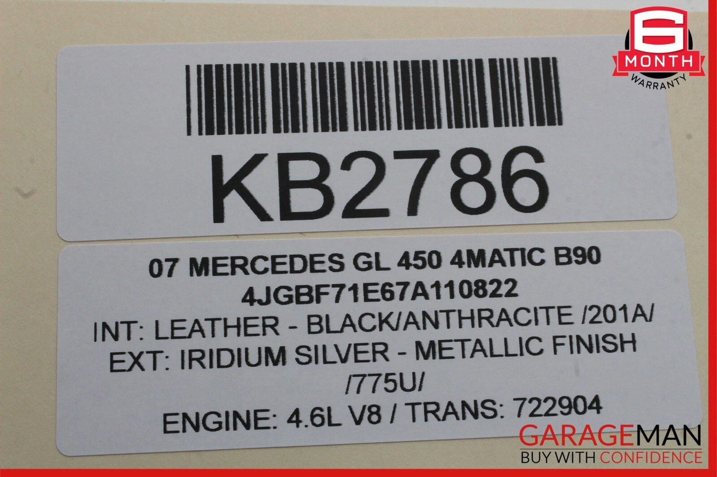 06-13 Mercedes X164 GL450 ML350 Front Left Side Door Window Regulator Motor OEM