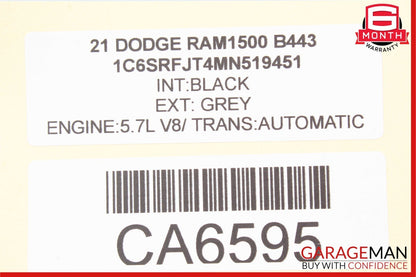 19-22 Dodge Ram 1500 Right Side A Pillar Molding Trim Cover 6BN44TRMAG OEM