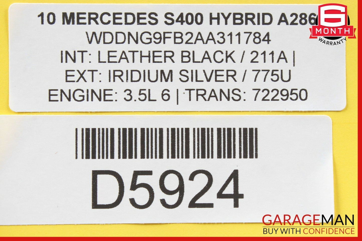 10-13 Mercedes W221 S400 S550 CL550 Fuse Box Control Module 0005406050 OEM