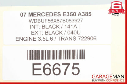 07-09 Mercedes W211 E350 Engine Motor Wire Wiring Harness 2720107802 OEM