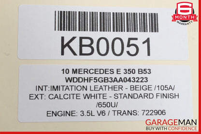 10-11 Mercedes W212 E350 E550 Rear SAM Module Fuse Box Relay 2129003702 OEM