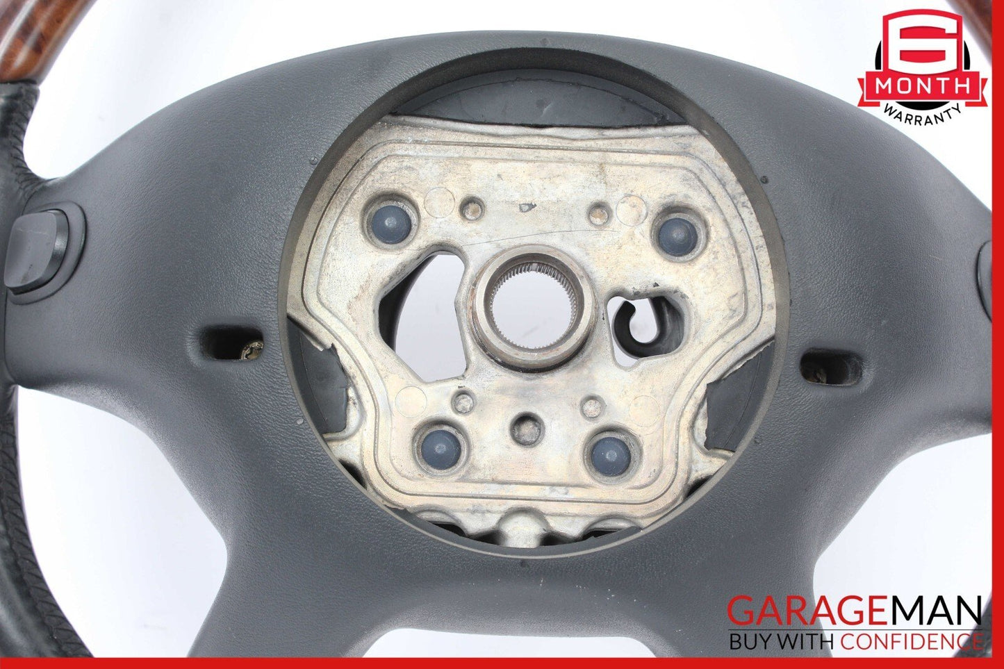 07-10 Mercedes W216 CL550 S550 4 Spoke Steering Wheel With Paddle Shifters Wood