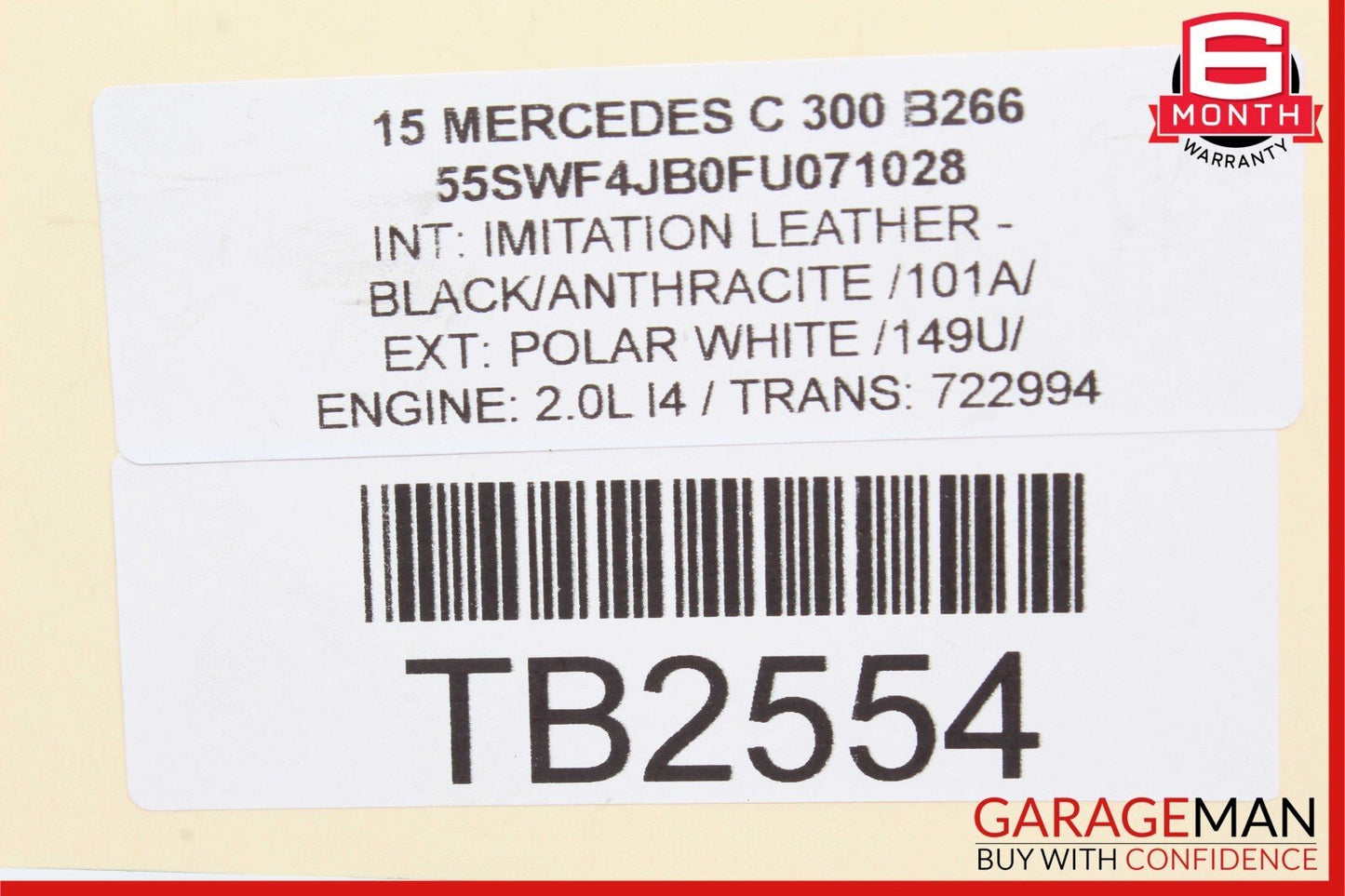 15-20 Mercedes W205 C300 E350 CLS450 Steering Column With Adjust Motors OEM