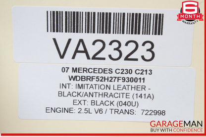 05-07 Mercedes W203 C230 Dashboard Dash Control Switch Panel Trim Wood OEM