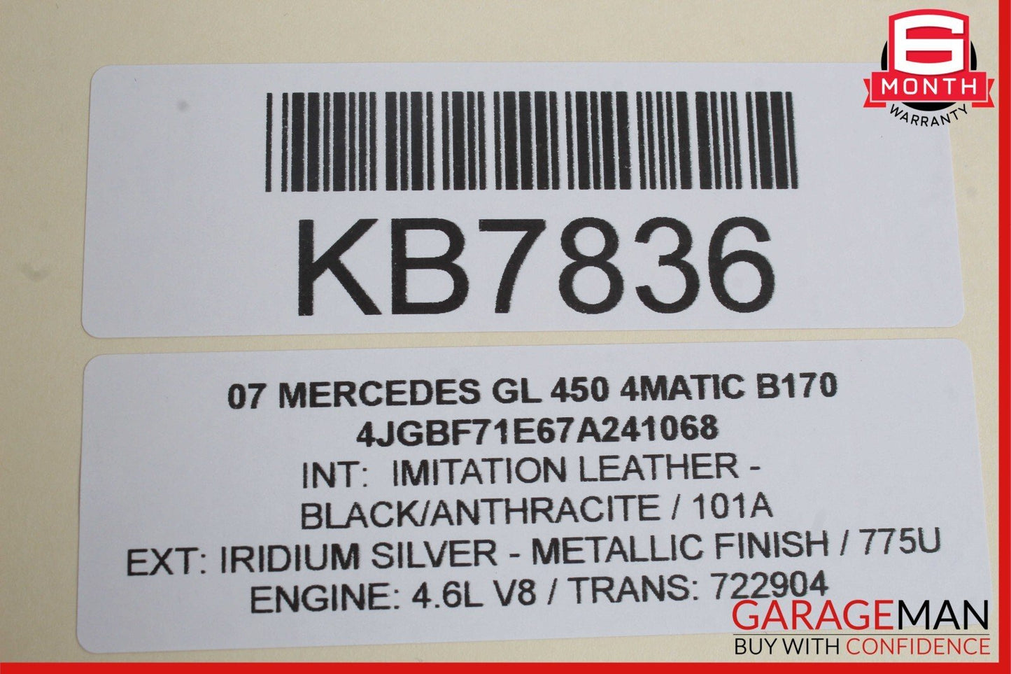 03-09 Mercedes X164 GL450 CLK350 Sirius Satellite Radio Receiver 1698270162 OEM