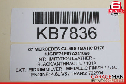 03-09 Mercedes X164 GL450 CLK350 Sirius Satellite Radio Receiver 1698270162 OEM