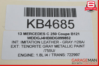 10-15 Mercedes X204 GLK 4MATIC Front Left Side Door Window Regulator Motor OEM