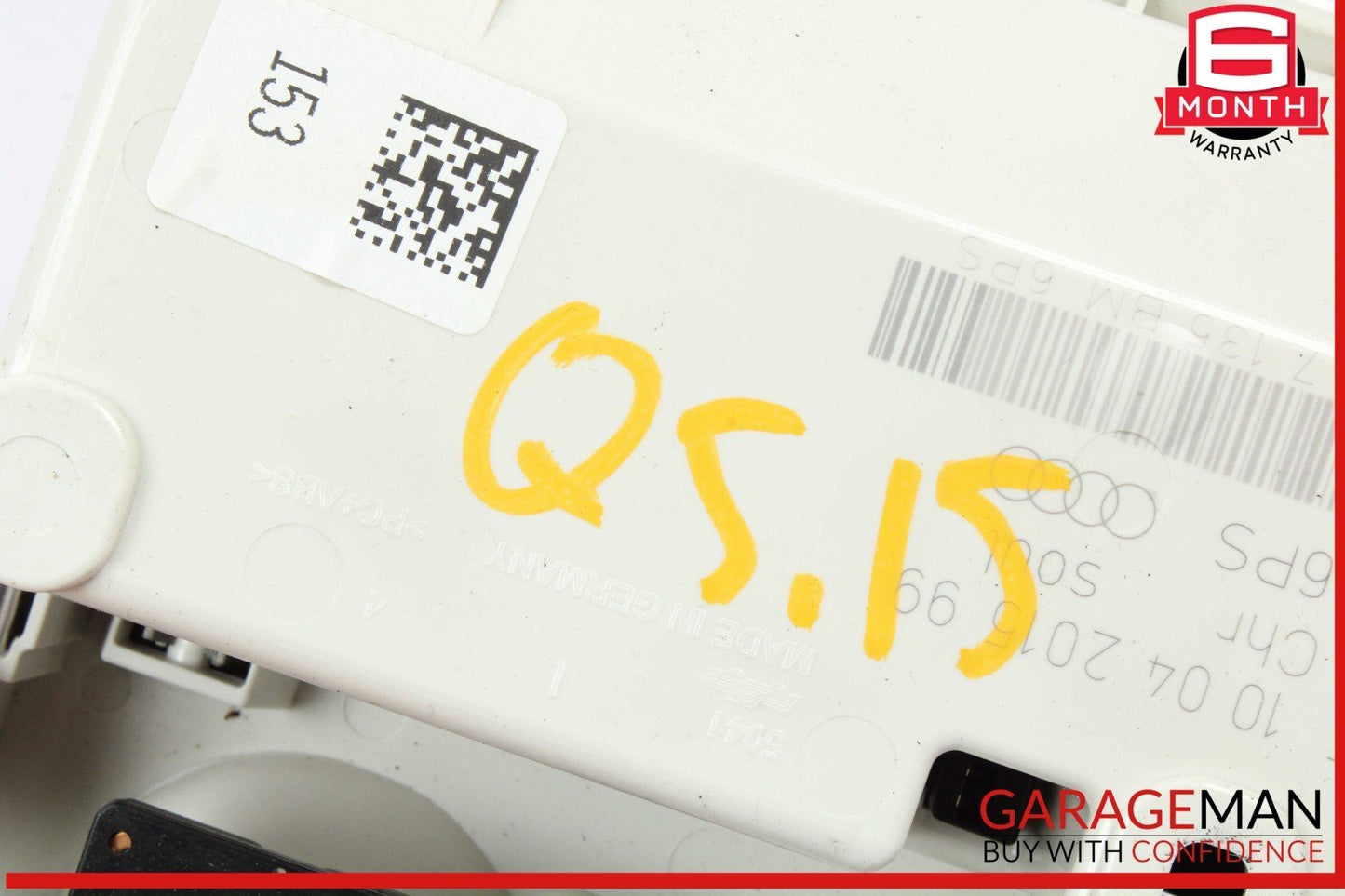 09-17 Audi Q5 A4 A5 Front Upper Interior Overhead Dome Light Lamp Switch OEM
