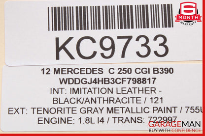 12-14 Mercedes W204 C250 C350 Navigation Command Head Unit DVD CD Audio OEM