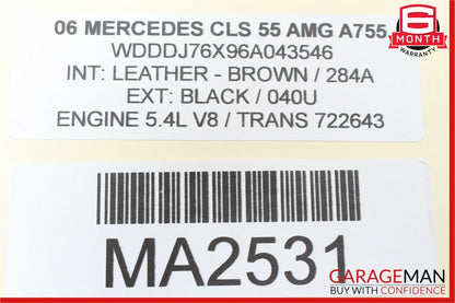 Mercedes W219 CLS500 CLS55 E55 AMG Rear Left Driver Side Upper Control Arm
