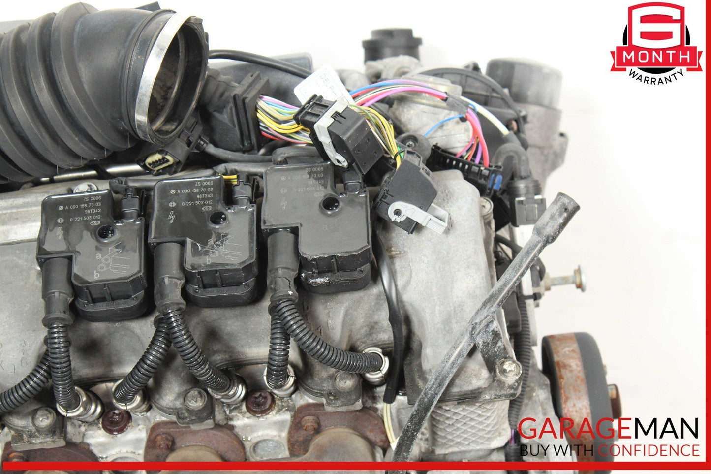98-02 Mercedes W208 CLK320 E320 3.2L V6 Engine Motor Block Assembly 99k