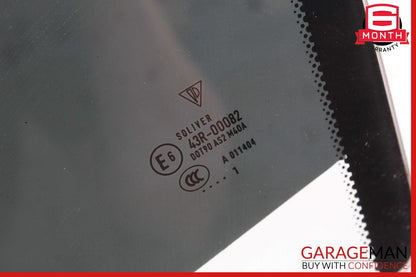 10-16 Porsche Panamera 970 Rear Left Driver Side Door Window Glass OEM