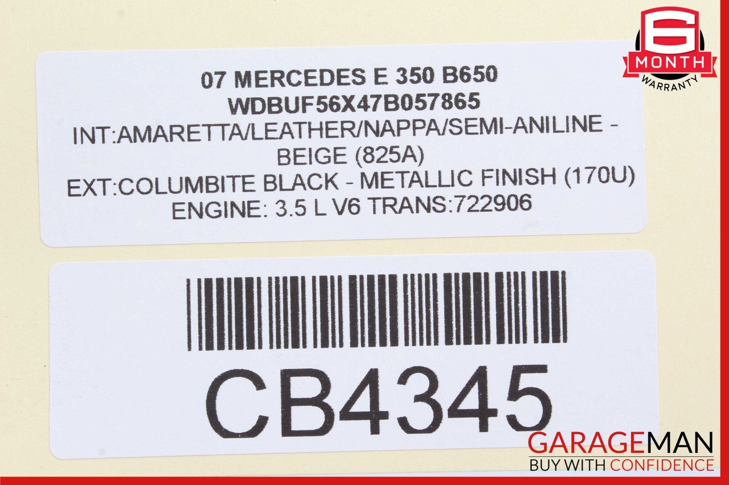 06-13 Mercedes W211 E350 S550 Front Right Engine Timing Chain Cover Plate