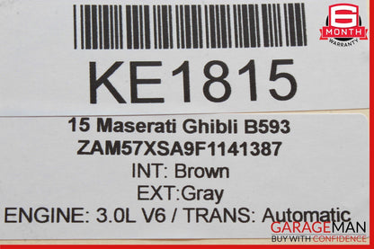 14-17 Maserati Ghibli Front Left or Right Seat Headrest Head Rest OEM