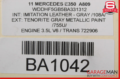 10-16 Mercedes W212 E350 Front Right Passenger Side Wishbone Control Arm RWD