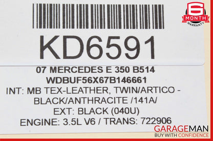 03-09 Mercedes W211 E350 E500 E550 Door Control Module Rear Left Driver Side