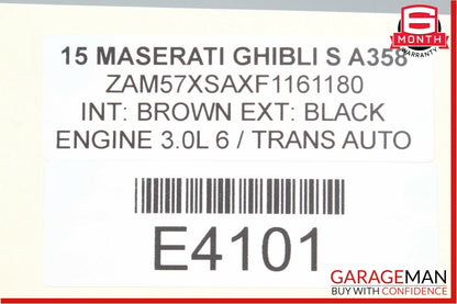 14-17 Maserati Ghibli BEHR AC A/C Air Box Heater Core Blower Motor Assembly OEM