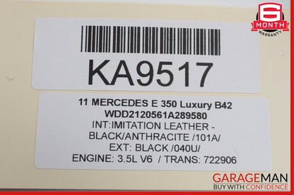 Mercedes W212 E350 E250 E400 Front Right Side Door Panel Tweeter Speaker Cover