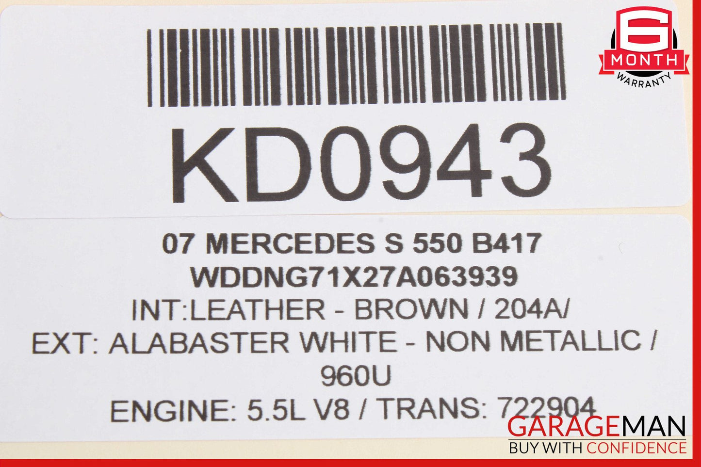 07-14 Mercedes W221 S550 Front Left Driver Seat Control Memory Switch OEM