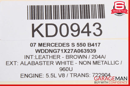 07-14 Mercedes W221 S550 Front Left Driver Seat Control Memory Switch OEM