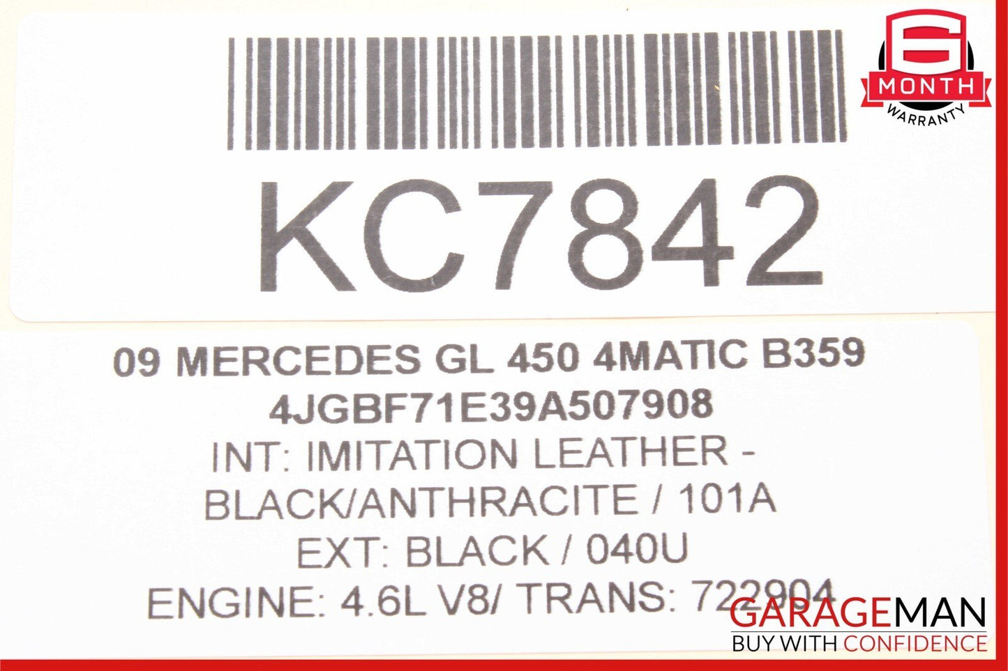 06-13 Mercedes GL550 R350 ML350 Pano Panoramic Sunroof Sun Roof Motor Unit