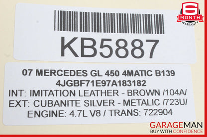 06-10 Mercedes X164 GL450 ML350 Headrest Screen Monitor Display OEM