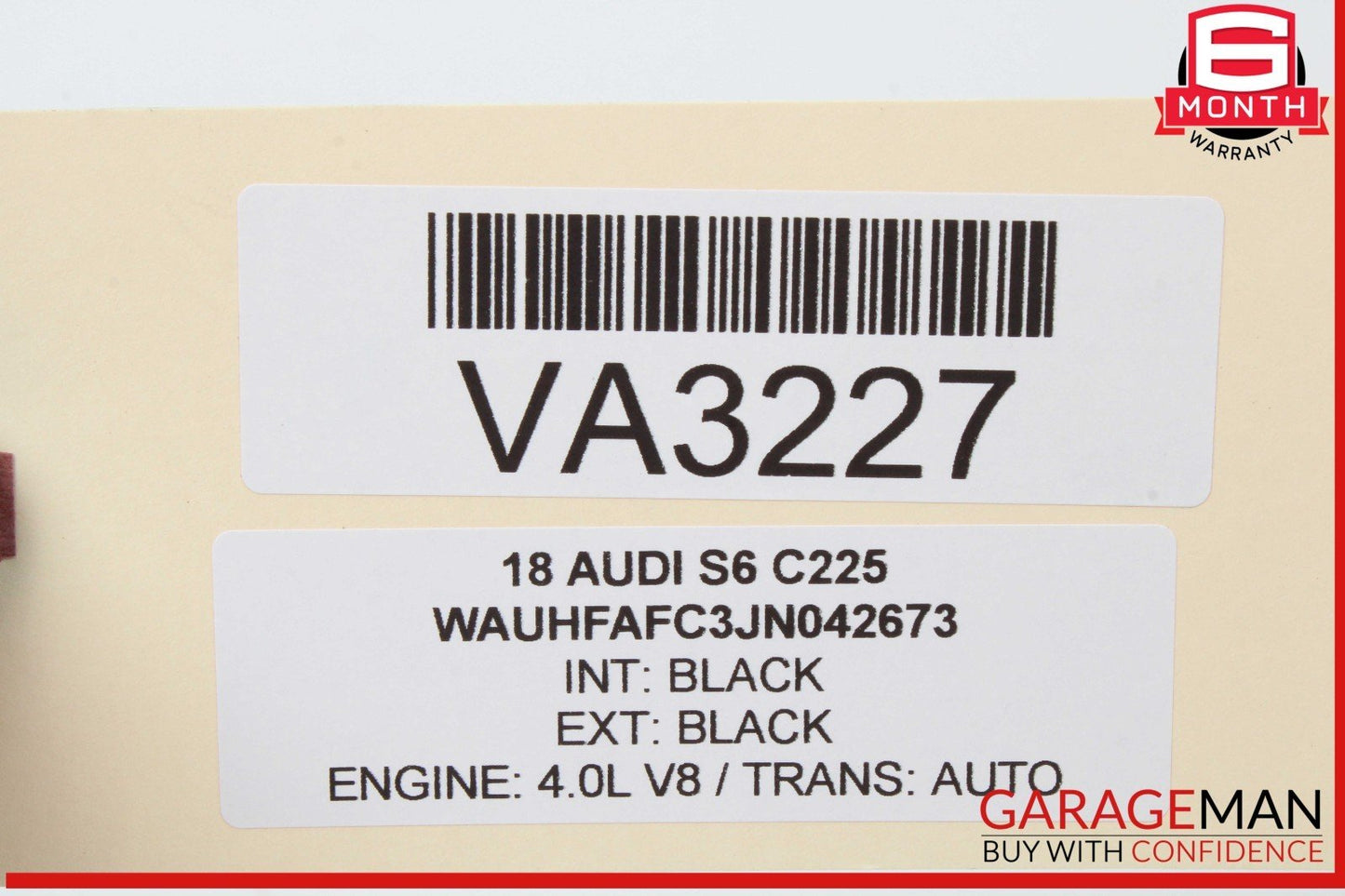 12-18 Audi S6 A7 Rear AC A/C Air Conditioning Temperature Climate Control Panel