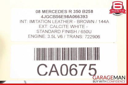 06-13 Mercedes GL450 R550 R350 Front Right Side Door Lock Latch Actuator