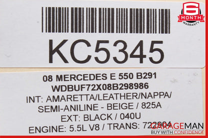 03-09 Mercedes W211 E550 ML320 CL550 Sirius Satellite Radio Receiver OEM