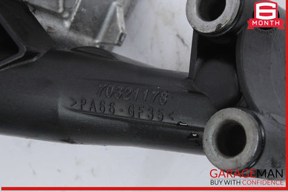 13-15 Mercedes X204 GLK250 Oil Filter Housing Assembly w/ Radiator Bracket OEM
