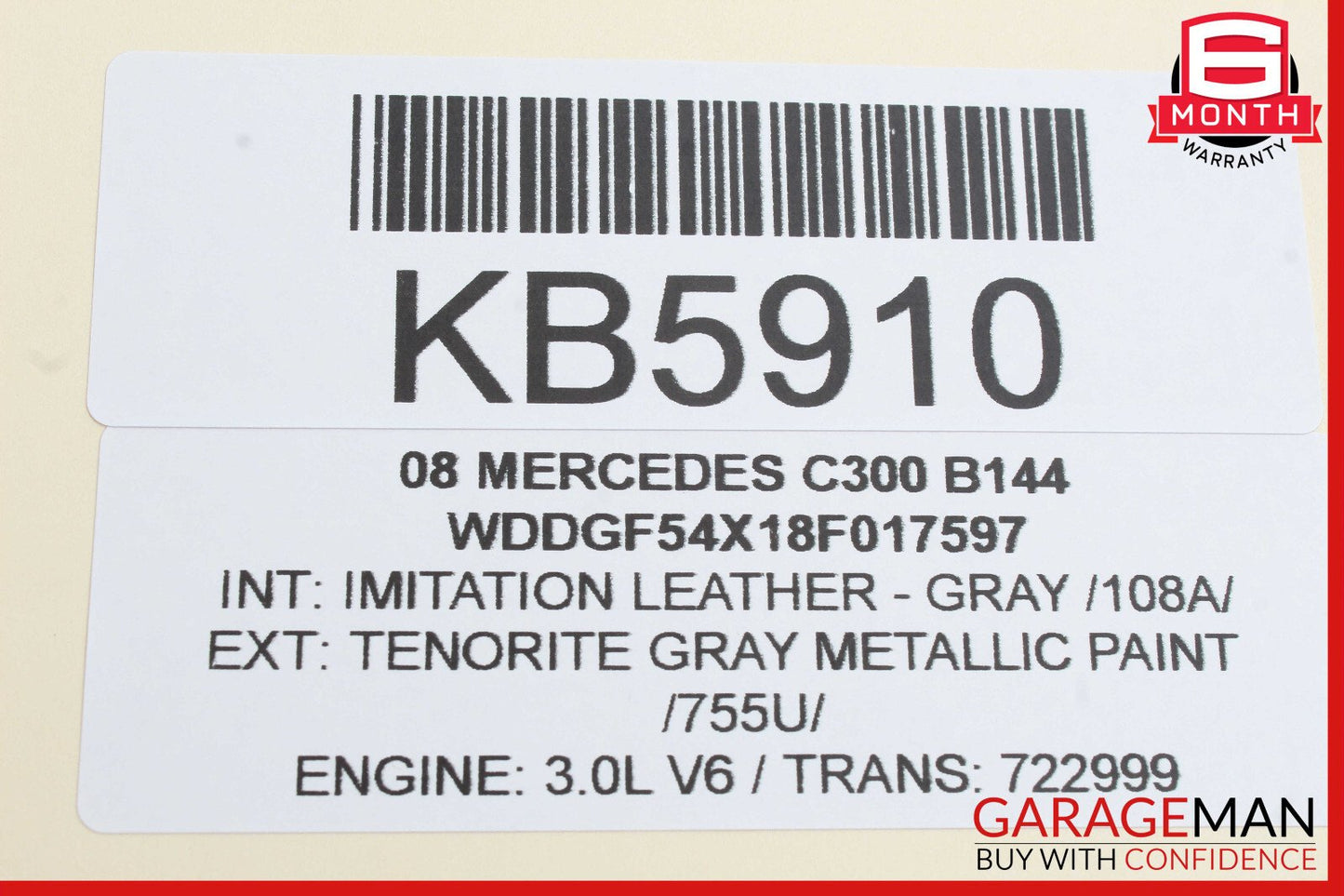 08-11 Mercedes W204 C300 Front Right Side Exterior Door Handle OEM