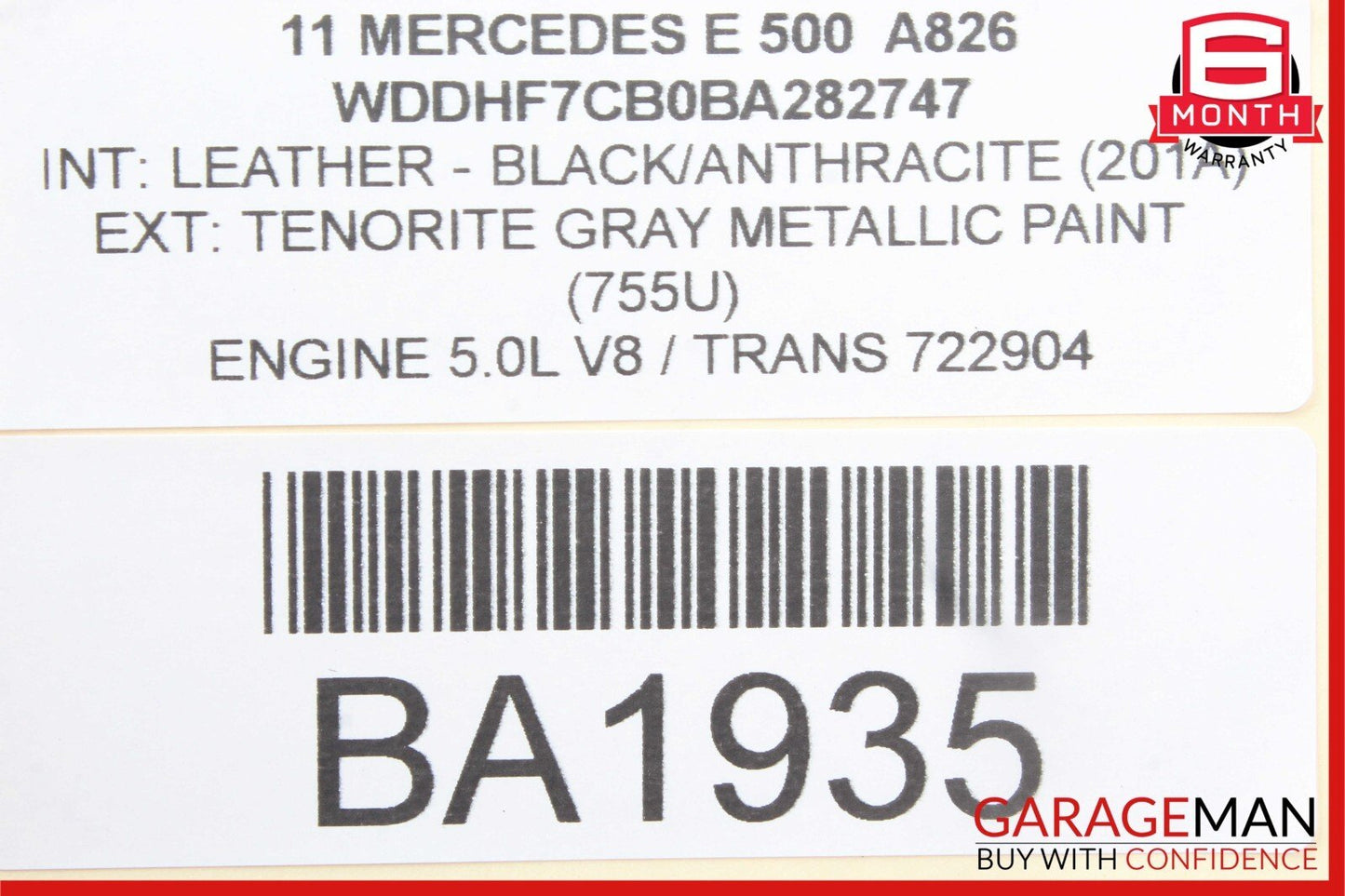 10-13 Mercedes W212 E350 E550 3 Spoke Sport Steering Wheel Black OEM