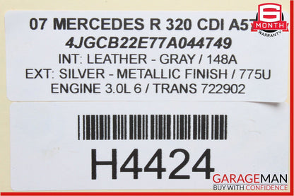 06-12 Mercedes W251 R320 R500 Rear Right Side Lower Suspension Control Arm OEM