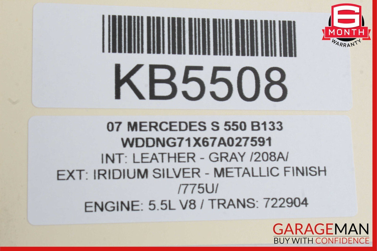 07-13 Mercedes W221 S550 CL550 CL65 AMG Front Left Door Lock Latch Actuator OEM