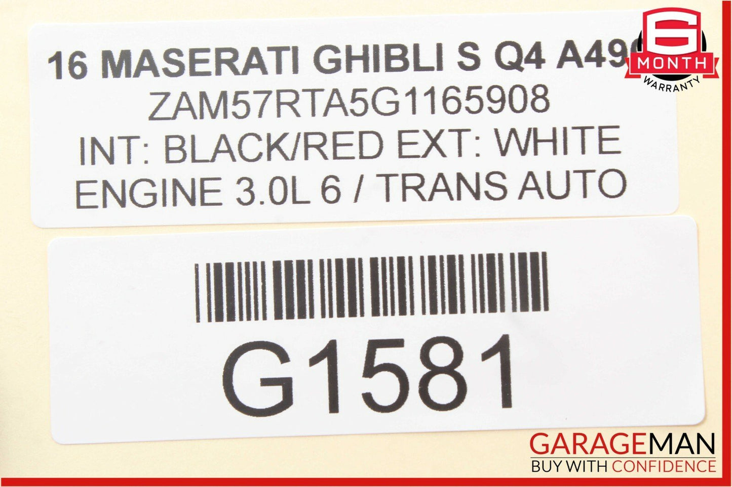 14-17 Maserati Ghibli Front Right Seat Lumbar Power Switch Control Module Unit