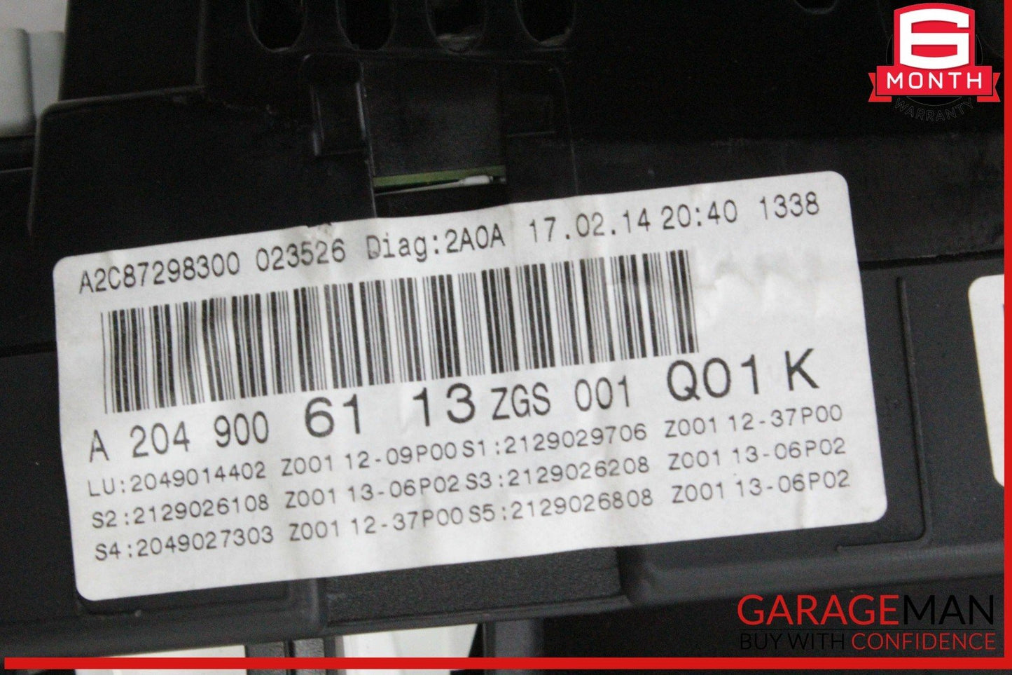 14-16 Mercedes X204 GLK350 4MATIC Speedometer Odometer Instrument Cluster OEM