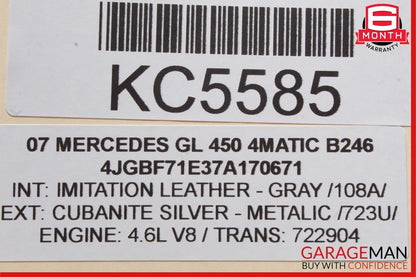 06-13 Mercedes GL550 ML350 GL450 Front Left Side Door Window Regulator Motor
