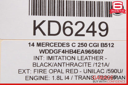08-16 Mercedes C250 GLK350 E400 C350 Rear Left Door Window Regulator Motor Unit