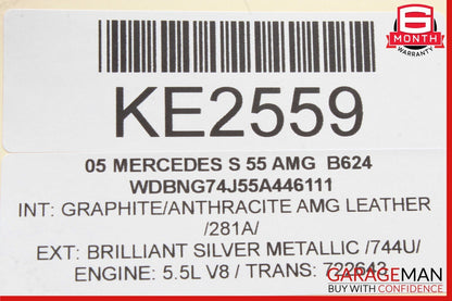 03-08 Mercedes R230 SL500 SL600 CL55 S55 AMG 6 Disk CD Changer Player MC3330