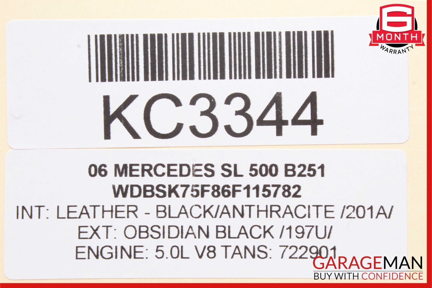 03-12 Mercedes R230 SL55 AMG Front Left Side Under Seat Control Module OEM