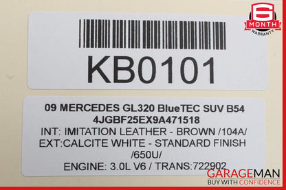 06-12 Mercedes X164 GL320 ML350 GL450 Keyless Go Control Module 1648206285 OEM