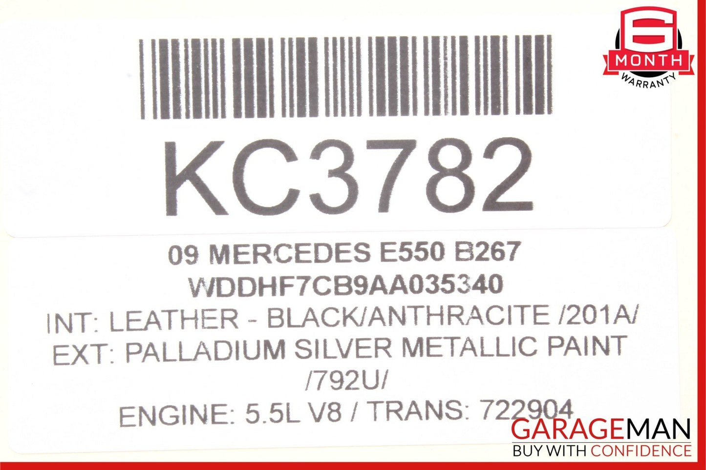 08-16 Mercedes W212 E550 GLK350 C300 Rear Left Door Window Regulator Motor Unit