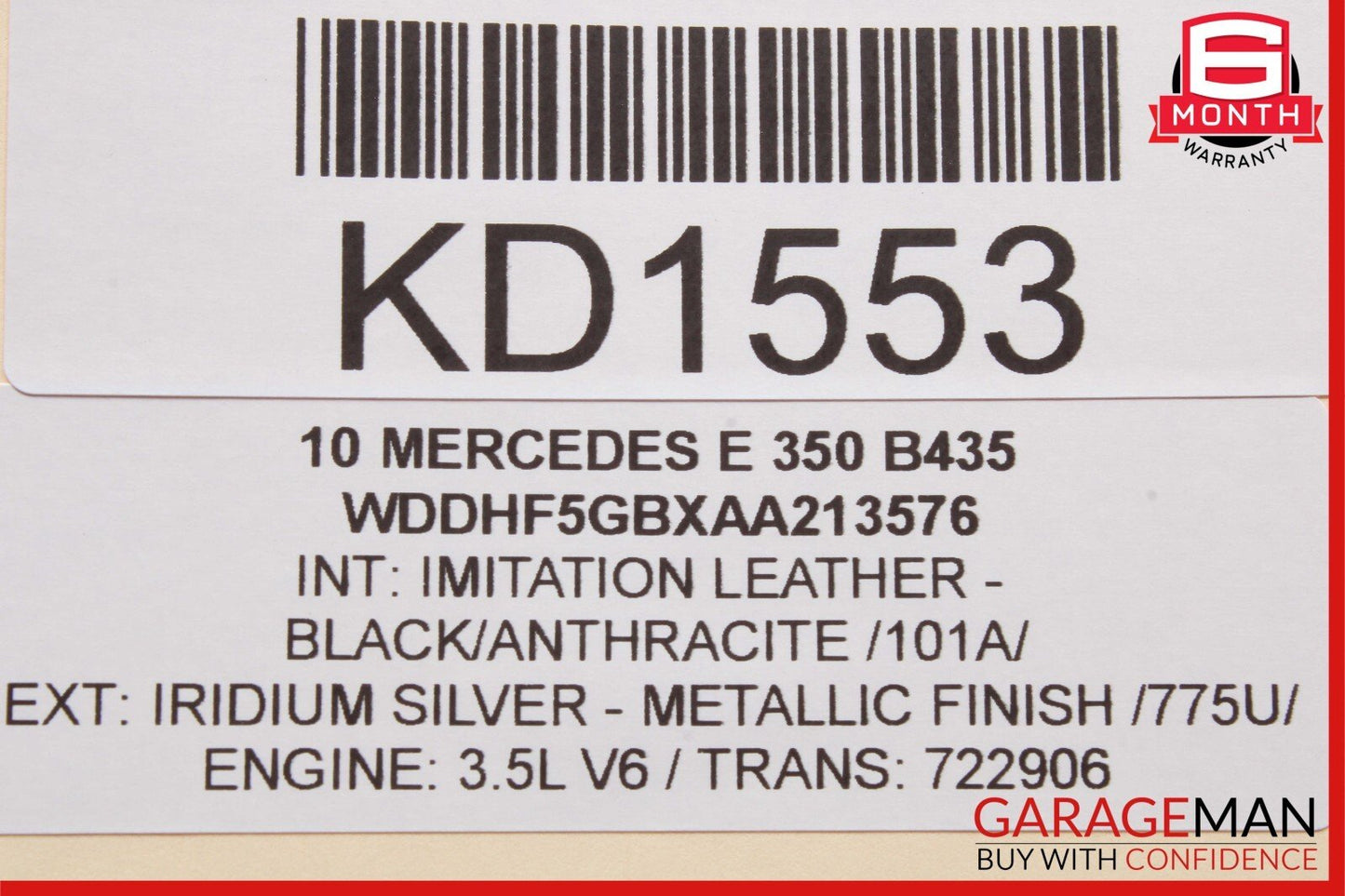 10-13 Mercedes W212 E350 E550 Dashboard Dash AC A/C Air Vent Left Trim OEM