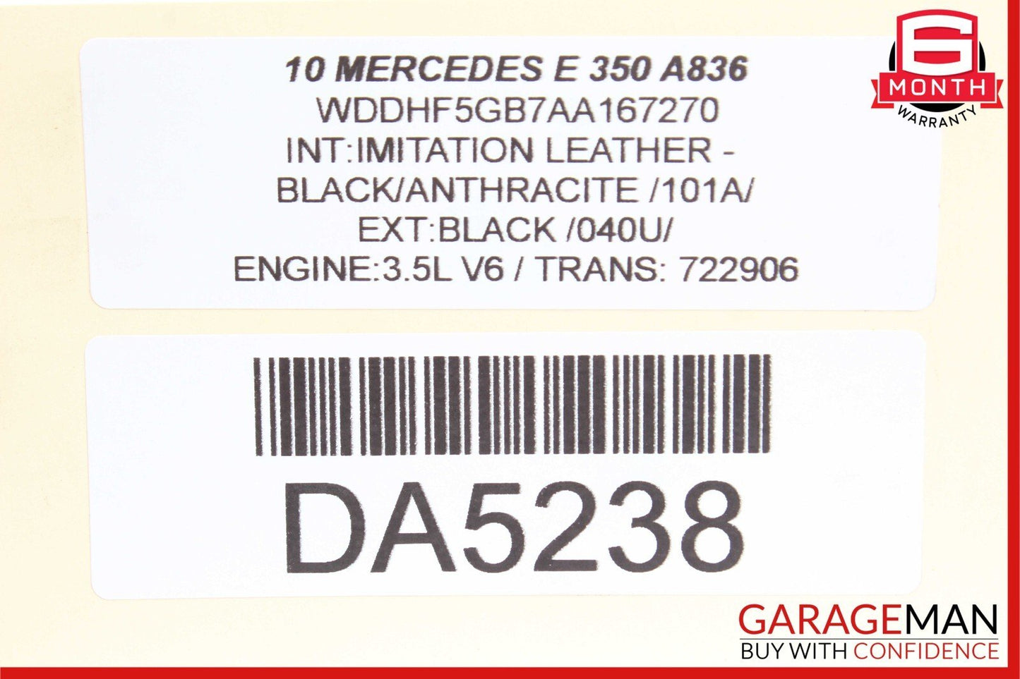 08-18 Mercedes E350 CLS550 C300 Front Right Side Door Lock Latch Actuator OEM