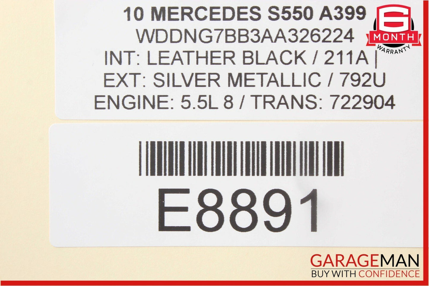 07-13 Mercedes CL600 S550 Dash Suspension ESP Cluster Control Switch Module OEM