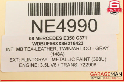 06-11 Mercedes W211 E350 CLS500 Steering Column Control Switches Assembly Black