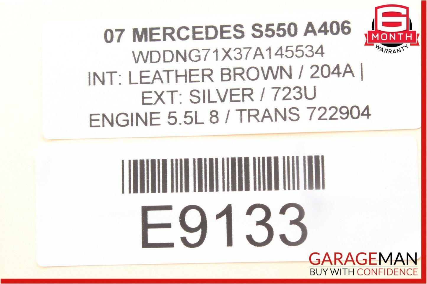 07-13 Mercedes W221 S550 CL63 AMG Head Light Headlight Control Switch Module OEM